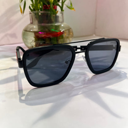 Arp Black Frame Black Shade Heavy Quality Sunglass 880795216142