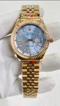 Lor Copper Chain Light Blue Dial Men's Watch 989776