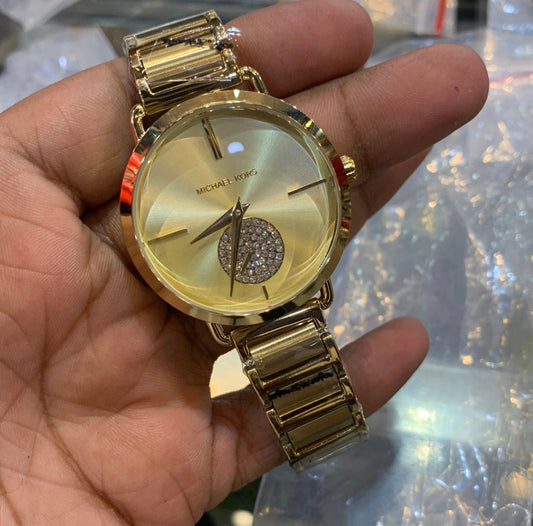 Cim Gold Chain Yellow Dial Ladies Watch 901764