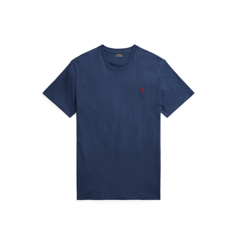 LOP Navy Colour Plain Single Logo Premium Quality Tshirt 88818