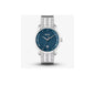 SOB BOS Blue Dial Silver Chain Date Working Men’s Watch 990640