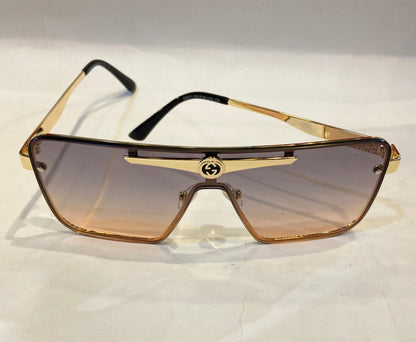CUG Golden Frame Orange Black Shade Sunglass 58371 64 16-144 C6