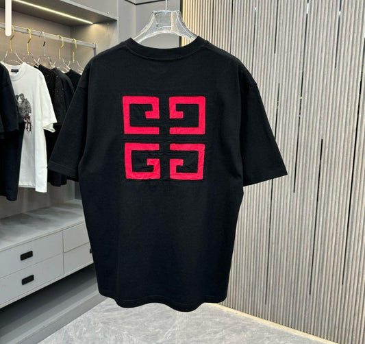 VIG Tshirt Black Colour Back Embroidered D1111