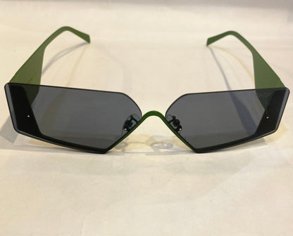 ARP Green Frame Black Shade Sunglass