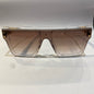LAB Trancy Frame Brown Shade Unisex Sunglasses 98148 60 17 143