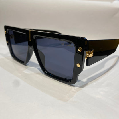 LAB Black Frame Black Shade Unisex Sunglasses 6083 56 14 140 C1