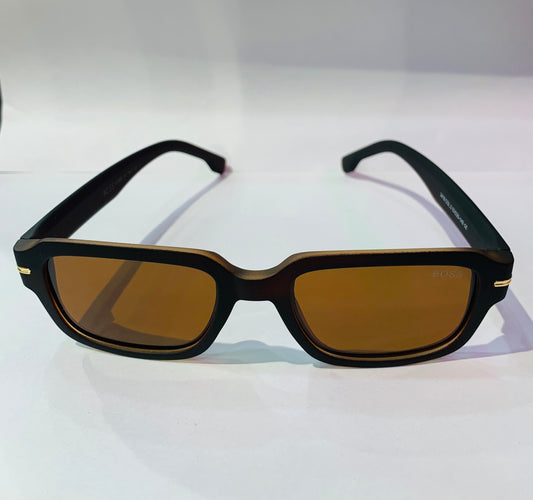 SOB Brown Matte Frame Brown Shade Unisex Premium Quality Sunglass 2418 53 20-143