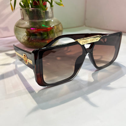 Uol Brown Frame Brown Shade Heavy Quality Sunglass 211045422137 ￼