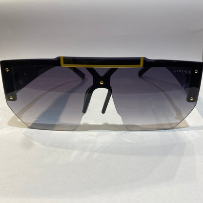 REV Glossy Black Frame Trancy Black Shade Unisex Sunglasses 6961 149 140