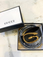 CUG Black Colour Belt Gold Buckle 987903