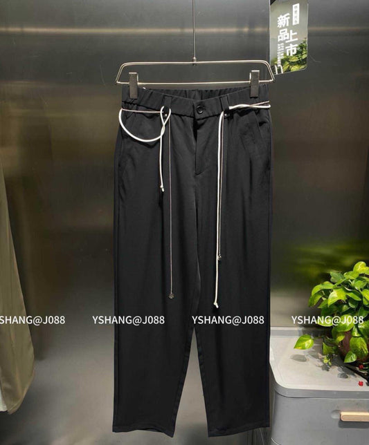 J.JN Korean Pant Black Strath Fit J088