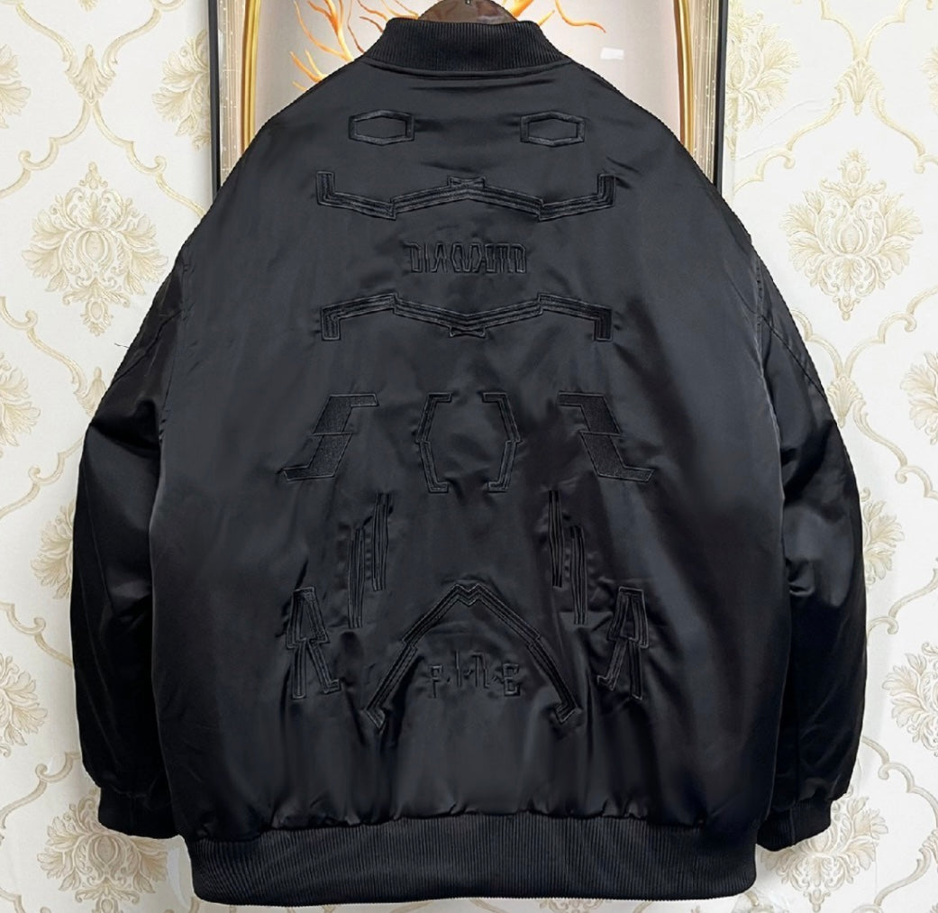 GO REIAX BSW Black Colour Unisex Bomber Jacket 20381