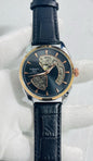 Sit Copper Ring Black Dial Black Leather Strap Automatic Men’s Watch 990254