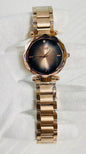 Oid Copper Chain Black Copper Dial Ladies Watch 990304