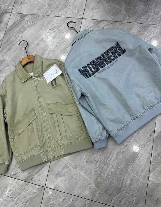 Korean style Upper jacket green Colour M11NNERL Y810