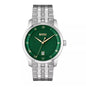 SOB BOS Green Dial Silver Chain Date Working Men’s Watch 990637