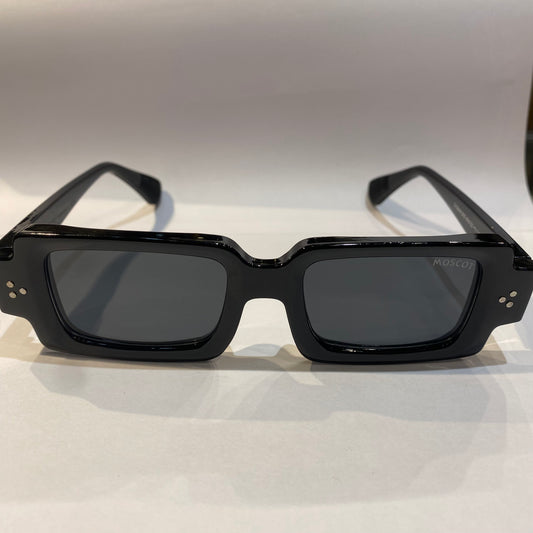 SOM Black Frame Black Shade Unisex Sunglasses 3849 49 22 144