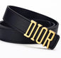 OID Golden Buckle Black Men Belt 201112