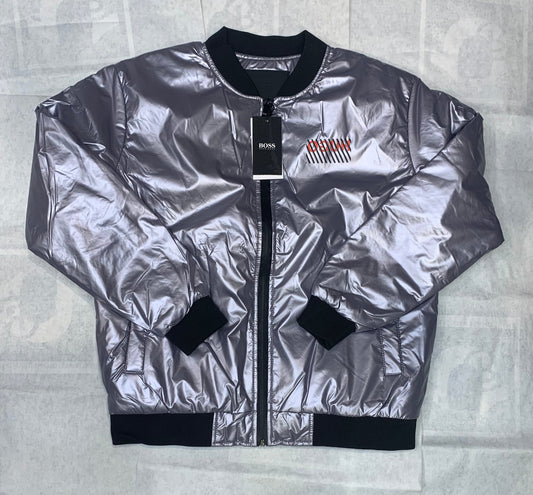 HUG GUH Purple Colour With GUH Back Print Premium Quality Puffer Jacket 93310