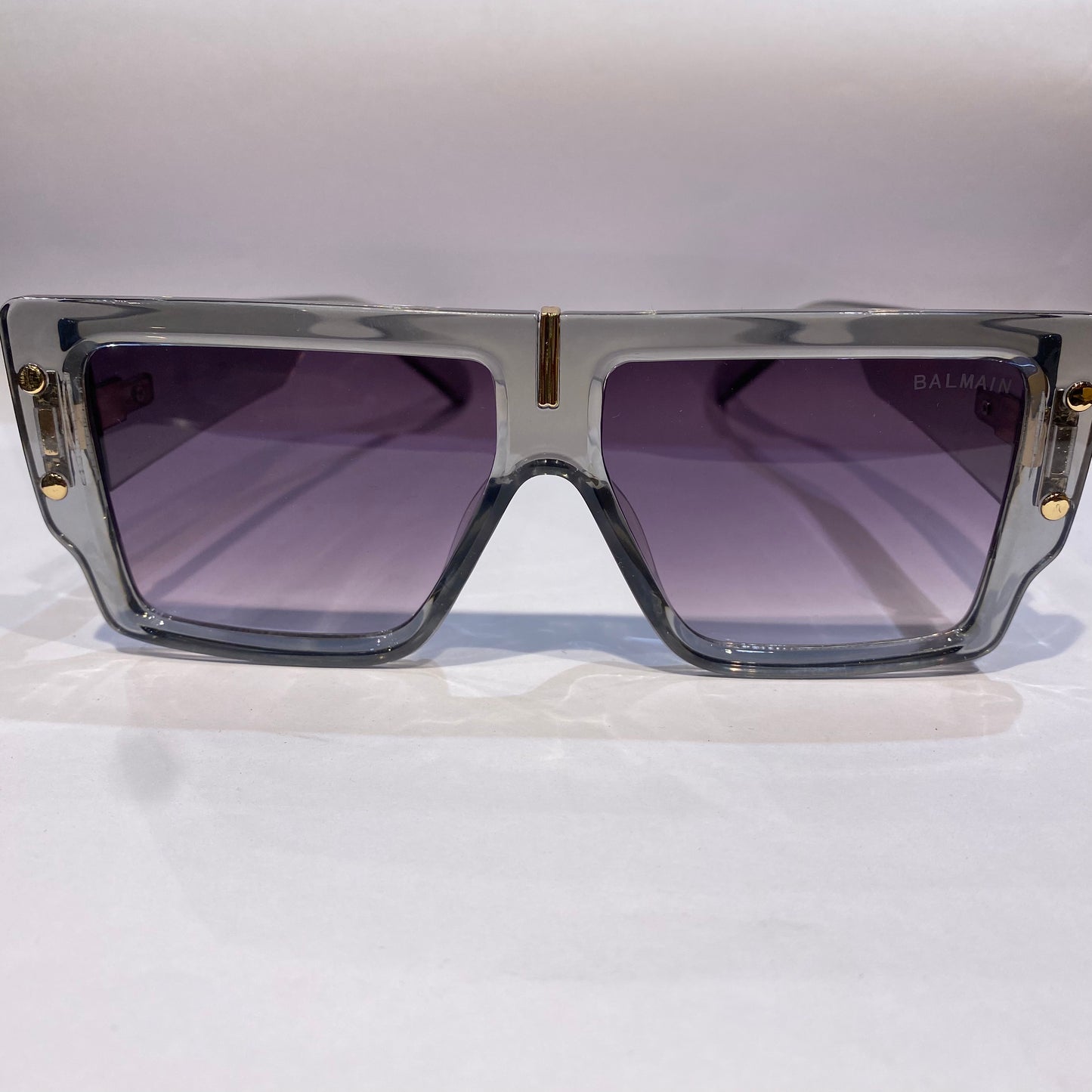 LAB Smoke Gray Frame Purple Shade Unisex Sunglasses 6083 56 14 140 C5