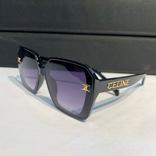 Lec Black Frame Black Shade Unisex Sunglass 6258 66 15 145