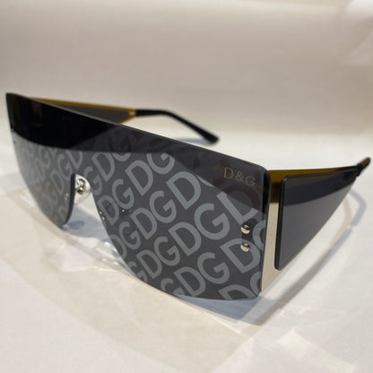 LOD Frameless Black Printed Shade Black Stick Unisex Sunglasses 98231 54 17 143