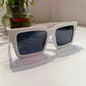 Uol White Frame Black Shade Heavy Quality Sunglass Z21965816141