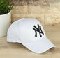 YN Black Colour With Golden Front Logo Cap 79804