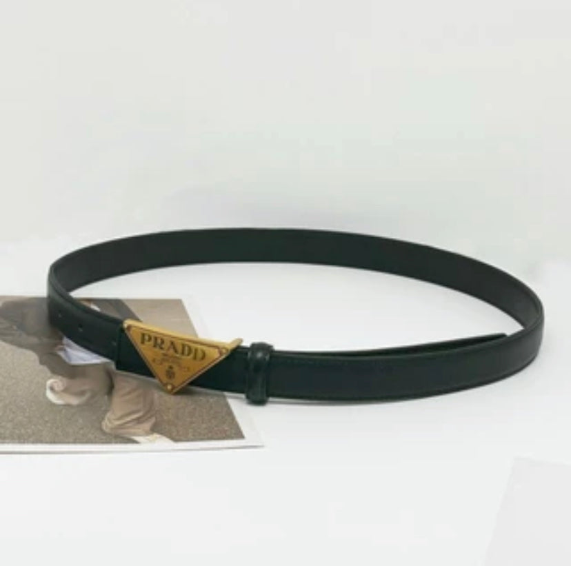 ARP Black Colour Belt Gold Buckle 987902