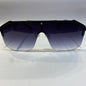 CUG Full Black Frame Black White Shade Unisex Sunglasses 0291 135 0 145