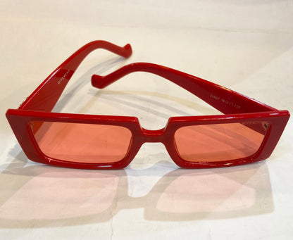 VIG Red Frame Red Shade Sunglass 21027 58 17-135