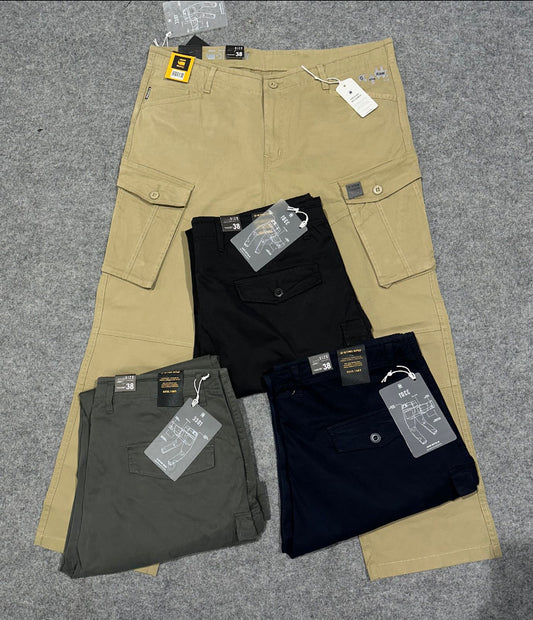 TSG Grey Colour With Four Pocket Premium Quality Cargo Pants 8382