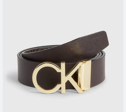 LAC Multi Colour Broad Buckle Black Plain Leather Ladies Belt 87460