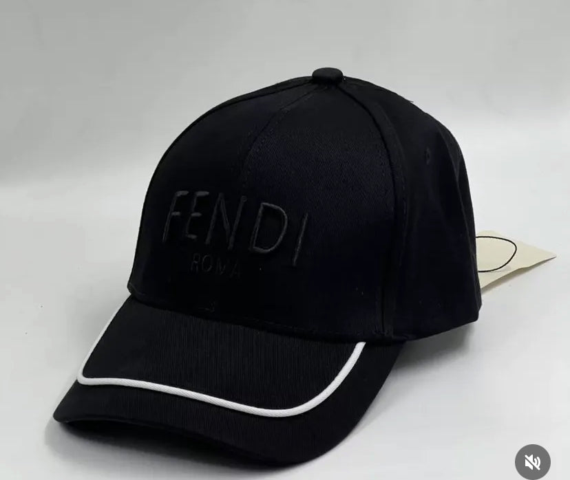 NEF FEN Black Colour Black Embroidered Unisex Cap 989530