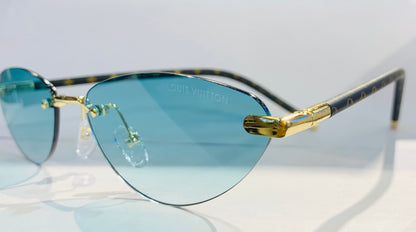 UOL VL Frameless VL Print Stick Green Shade Unisex Premium Quality Sunglass SUN071