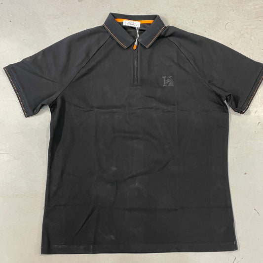 REH HER Black Colour half sleeve collar Imported T-shirt 36207