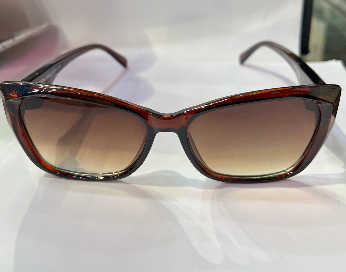 ARP Glossy Brown Frame Brown Shade Premium Quality Sunglass SPR66Z 55 16-145