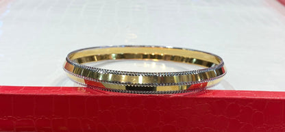 Designer Gold Silver Premium Quality Unisex kada 820005