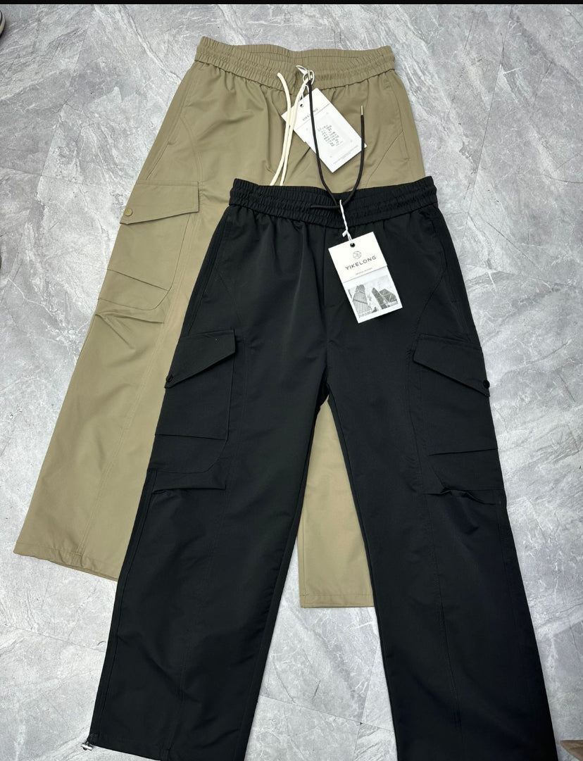 XFY Black Cargo Stretch Fit Four Pocket F515
