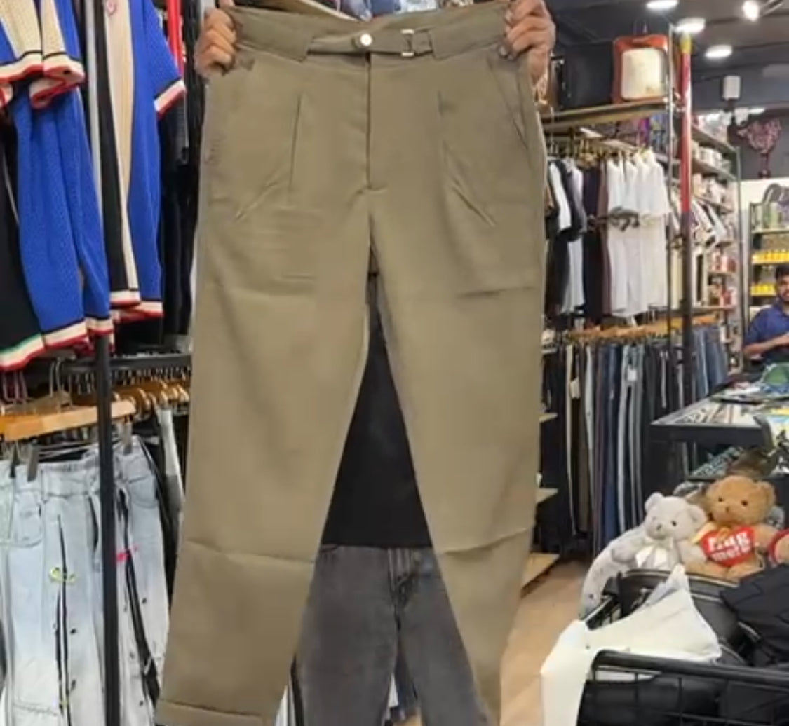 J.Jn Brown Colour Imported Korean Trouser J060