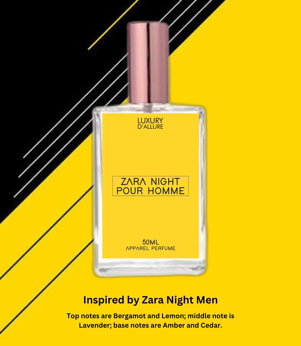 Zara Night Pour Homme LDA Apparel Perfume EDP 50ml