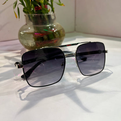 Rub Silver Frame Black Shade Heavy Quality Sunglass 51645617132