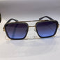TID Matte Gray Copper Frame Blue Shade Unisex Sunglasses 5G130 51 18 151