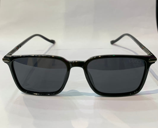 CUG Black Frame Black Shade Premium Quality Unisex Sunglass 21122 53 17 143