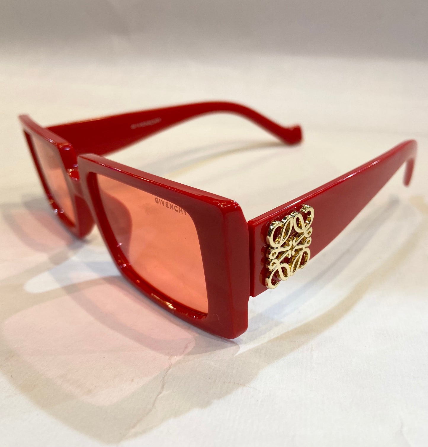 VIG Red Frame Red Shade Sunglass 21027 58 17-135