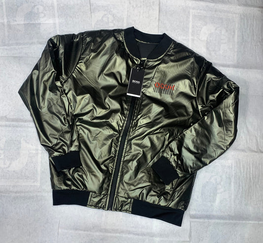 HUG GUH Green Colour With GUH Back Print Premium Quality Puffer Jacket 93309