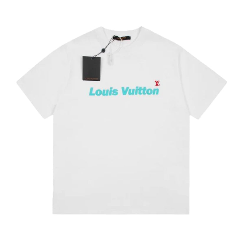 VL UOL White Colour With VL Embroidery Premium Quality Heavy Cotton Fabric Tshirt 29031