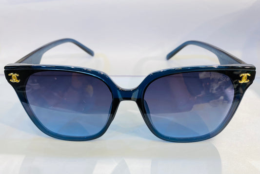 AHC Blue Frame Blue Shade Premium Quality Unisex Sunglass 36236 58 17-146