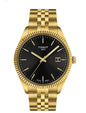 SIT TIS Black Colour Gold Chain Date Working Mens Watch 990620
