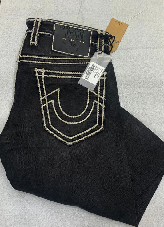 Tr Black Color with White Thread ￼Premium Quality Jeans 3641